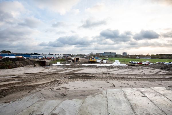 EPS constructie onder opritten viaduct Zuidhoornseweg